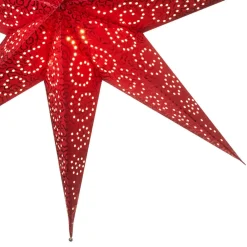 STAR TRADING Rød papirstjerne 