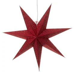 STAR TRADING Rød papirstjerne 