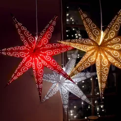STAR TRADING Rød papirstjerne 
