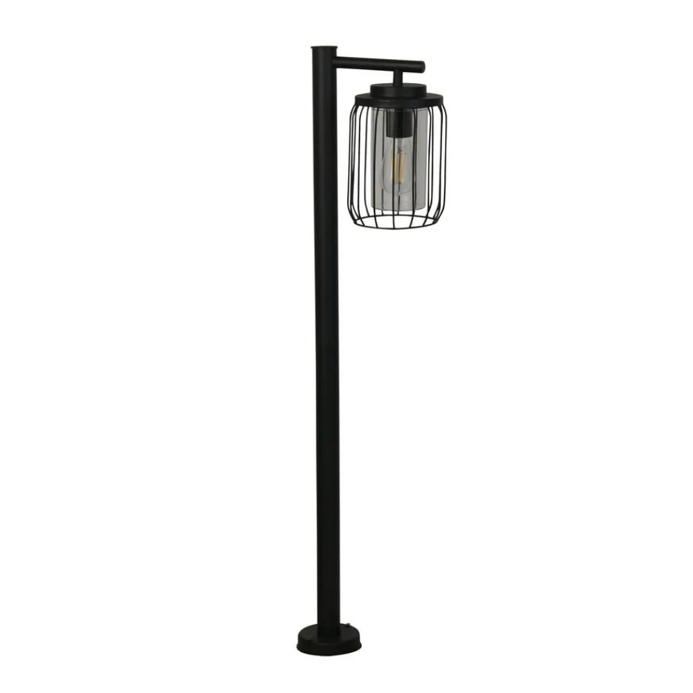 Reed vejlampe, IP44, sort, højde 100 cm, metal^Searchlight Sale