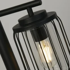 Reed vejlampe, IP44, sort, højde 100 cm, metal^Searchlight Sale