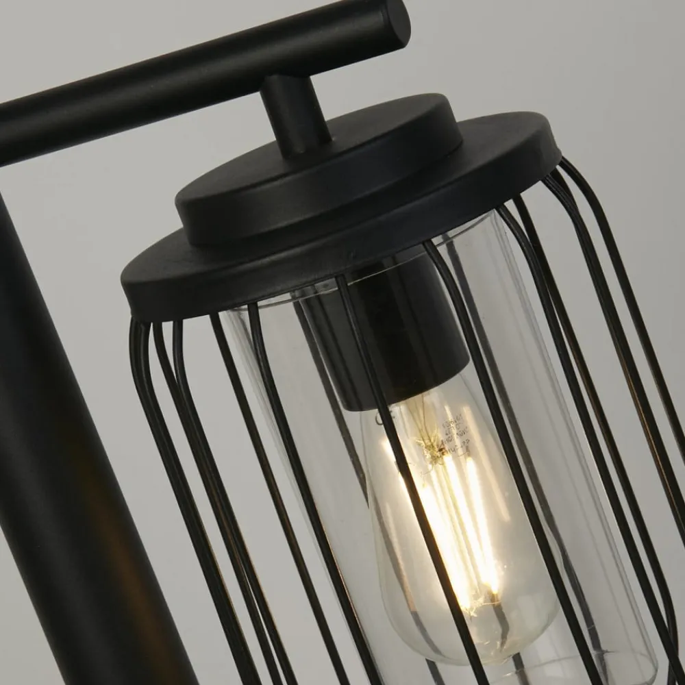 Reed vejlampe, IP44, sort, højde 100 cm, metal^Searchlight Sale