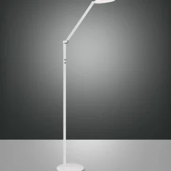 Regina LED-gulvlampe, 1 lyskilde, hvid^Fabas Luce Outlet