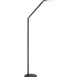 Fabas Luce Arbejdsrum/Kontor|Gulvlamper>Regina LED-gulvlampe, 1 lyskilde, sort