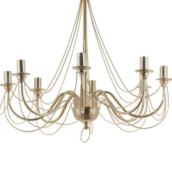 Domiluce Retro - guldskinnende lysekrone