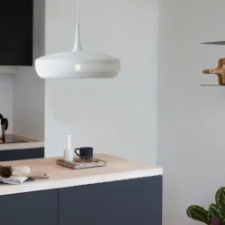 UMAGE Retro pendellampe Clava Dine, hvid