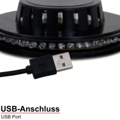 Briloner RGB LED-lyshjul - dekorativt lys med musiksensor