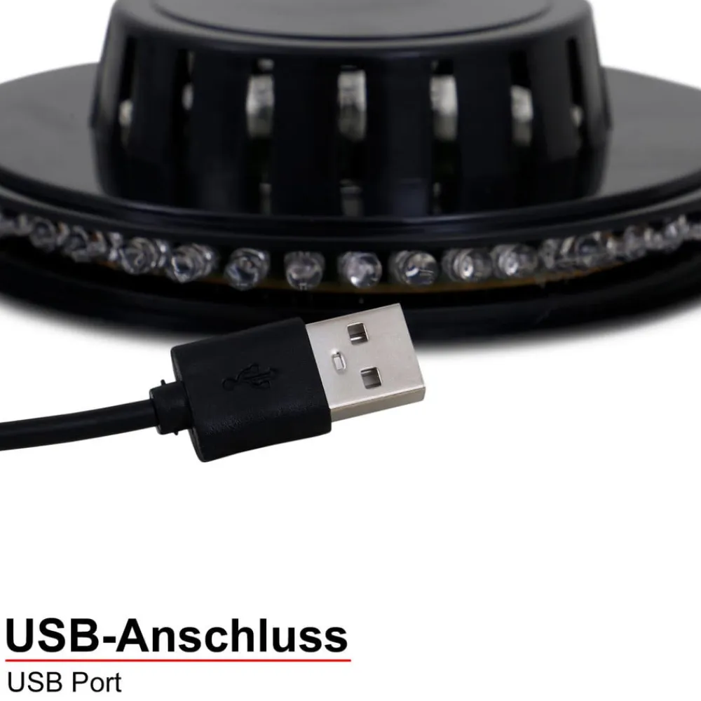 Briloner RGB LED-lyshjul - dekorativt lys med musiksensor