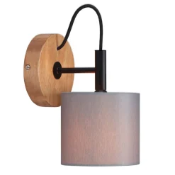 Rhon væglampe, tekstilskærm^Briloner Discount