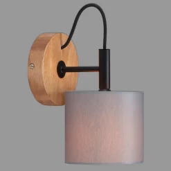 Rhon væglampe, tekstilskærm^Briloner Discount