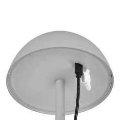 Ricardo LED genopladelig bordlampe, grå, højde 30 cm, plast^Reality Leuchten Sale