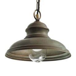 Moretti Luce Udendørs Pendellamper>Riccardo hængelampe med kæde og glascylinder