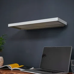 Arcchio Arbejdsrum/Kontor>Rick væglampe til konto, grå universalhvid