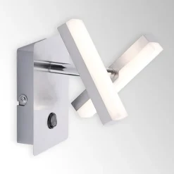 Rico kvadratisk LED-væglampe med to lyskilder^JUST LIGHT. GmbH Best