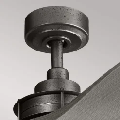 KICHLER Loftventilatorer>Ried loftventilator, trebladet, jernfarvet