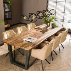 Zijlstra Ringelbach hængearmatur, 8 lyskilder, antracit, roterende ringe