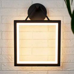 Ringformet udendørs LED-væglampe Mirco^Lucande Clearance