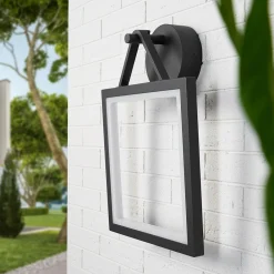 Ringformet udendørs LED-væglampe Mirco^Lucande Clearance