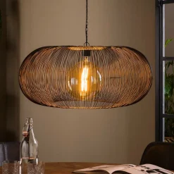 Rippberg hængelampe, sort, 1 lyskilde^Zijlstra Outlet