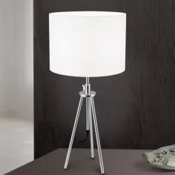 ORION Roger bordlampe, trebenet, højdejusterbar