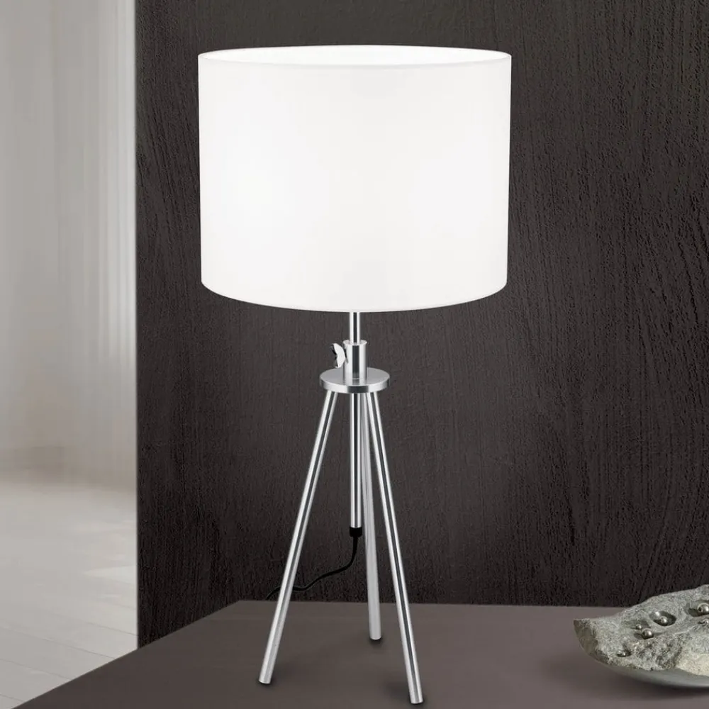 ORION Roger bordlampe, trebenet, højdejusterbar