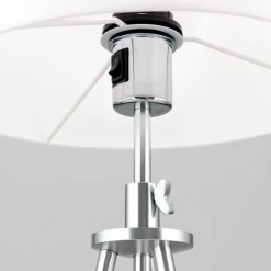 ORION Roger bordlampe, trebenet, højdejusterbar