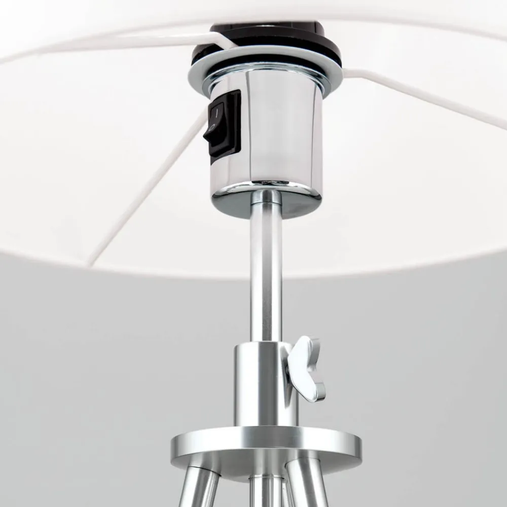 ORION Roger bordlampe, trebenet, højdejusterbar