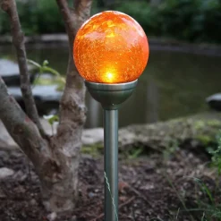 STAR TRADING Roma solcelle-jordspydslampe ravfarvet LED