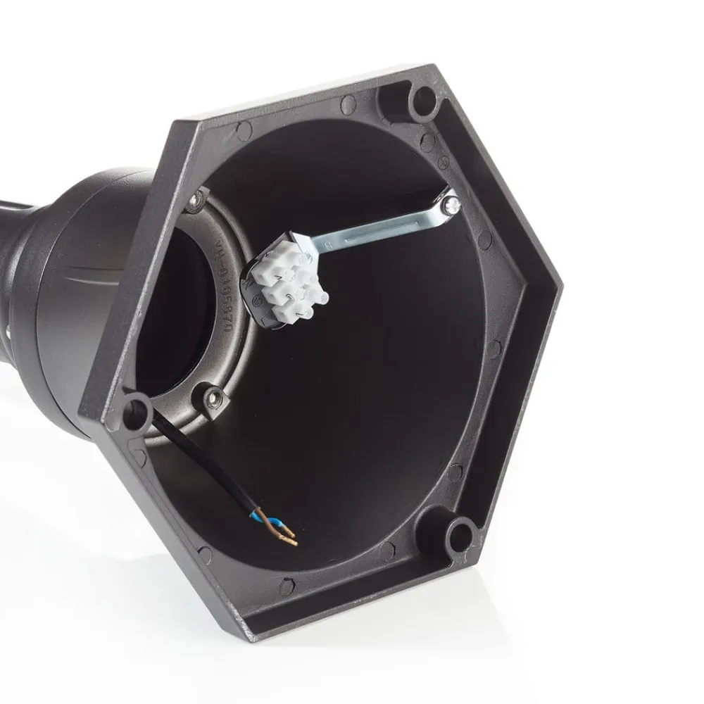 Romantisk stilampe "Parma", i sort^Konstsmide Clearance