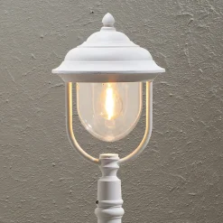 Romantisk stilampe "Parma", i hvid^Konstsmide Best