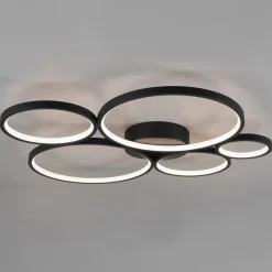 Trio Lighting Gang|Loftlamper>Rondo LED-loftlampe, mat sort