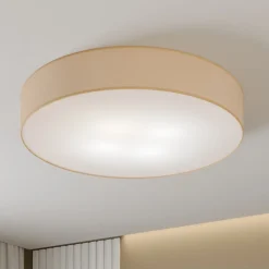 Rondo loftslampe, beige Ø 80 cm^TK Lighting Hot
