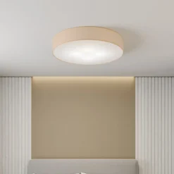Rondo loftslampe, beige Ø 80 cm^TK Lighting Hot