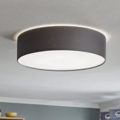 Rondo loftslampe, grå, Ø 50 cm^TK Lighting