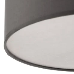 TK Lighting Rondo loftslampe, grå, Ø 30 cm