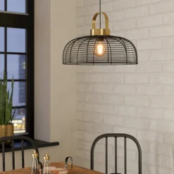 EGLO Pendellamper>Roundham pendellampe, diameter 45 cm