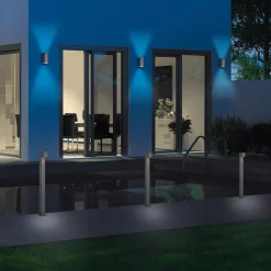 Roya vejlampe, bevægelsessensor, antracit^Trio Lighting Outlet