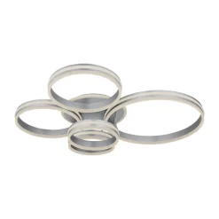 Rubio LED-loftlampe, længde 114 cm, grå, CCT, 5 lyskilder^Globo Sale