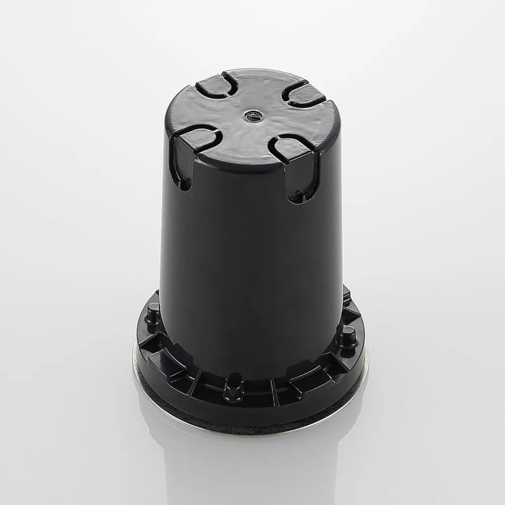 Lucande Rund LED nedgravningslampe Doris, stål