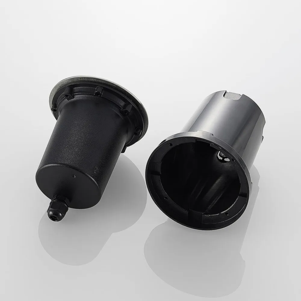 Lucande Rund LED nedgravningslampe Doris, stål