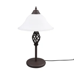 Trio Lighting Rustica bordlampe med snorekontakt, rust