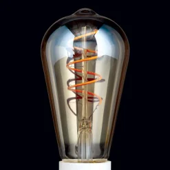 ORION Rustik LED-pære E27 ST64 4 W ravgul 2.200 K dæmpes