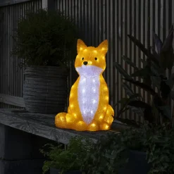 Konstsmide Season Julepynt|Julelys Udendørs>Ræv LED-lysfigur, 5 stk som kæde