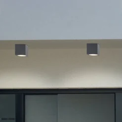 HB 111 LED udendørs loftlampe, kantet, 830 19°^RZB Online