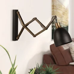 Opviq Sakselampe Sivani MR-725 sort/guld antik