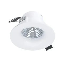 EGLO Saliceto LED-spot rund, stiv 2.700 K hvid