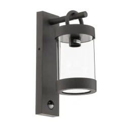Trio Lighting Sambesi udendørs væglampe, bev.sensor, antracit