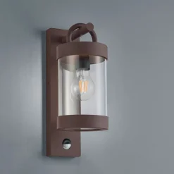 Sambesi udendørs væglampe, bevægelsessensor, rust^Trio Lighting Discount