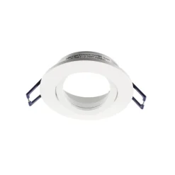 Deko-Light Samsola forsænket loftlampe, hvid, Ø 8 cm, metal