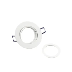 Deko-Light Samsola forsænket loftlampe, hvid, Ø 8 cm, metal